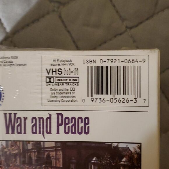 War and peace VHS - Picture 3 of 5